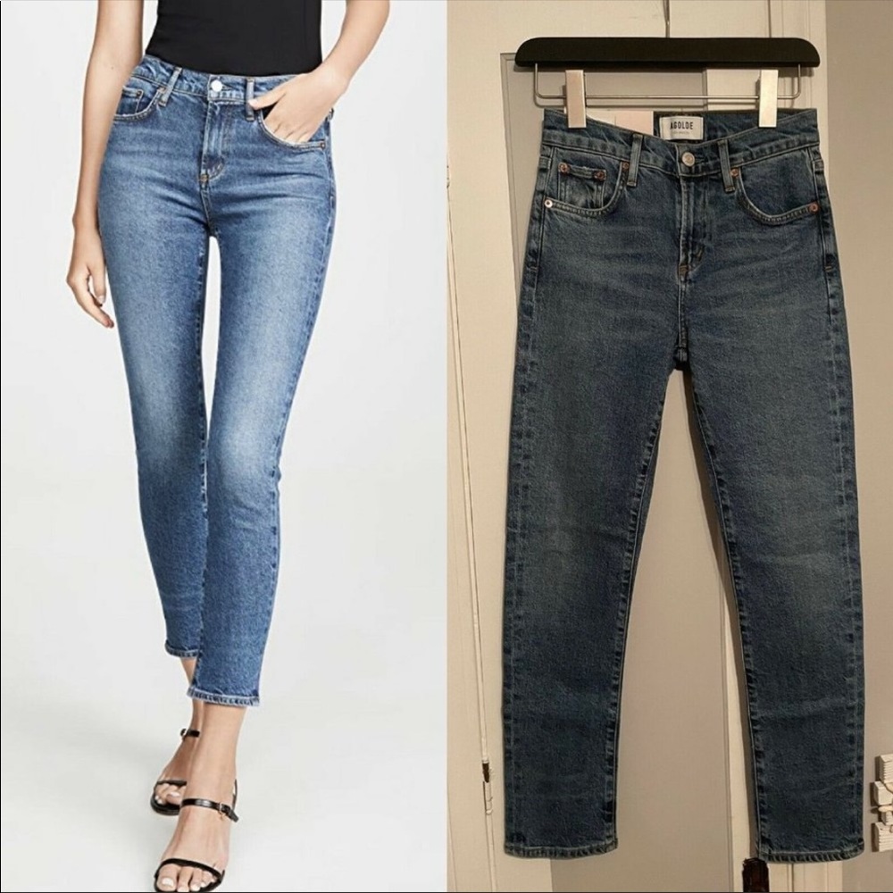 Agolde Toni Slim straight Jeans - Obscure